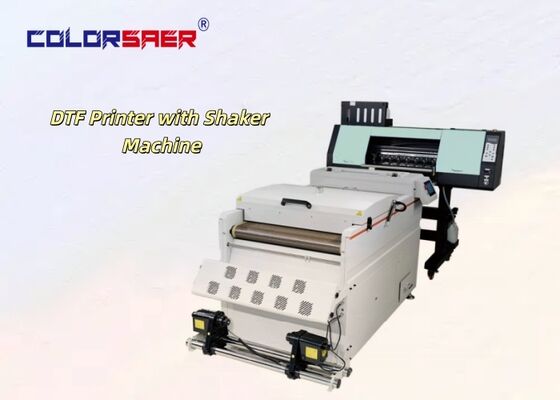 مجموعة كاملة طابعة دي تي إف رقمي قطاع النسيج قميص الطباعة المباشرة استخدام مع الهز آلة ل 24 بوصة العرض