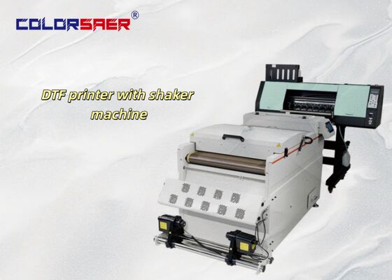 آلة بيع الملابس الساخنة A1 طابعة DTF للملابس المخصصة عالية الجودة سهلة التشغيل لون مشرق مع حبر الصبغ