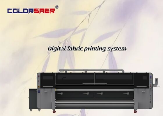 نظام الطباعة النسيجية الآلية عالية السرعة مع رأس الطباعة KJ4B-QL لمخطط النسيج وطابعة النسيج الرقمية