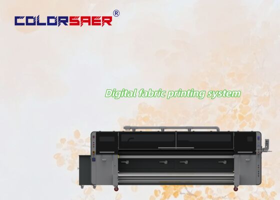 طابعة نسيج رقمية SAER Company Industrial KJ4B-QL بطابعة نافثة للحبر مباشرة على القماش مع نظام ضغط سلبي وضمان لمدة عام واحد