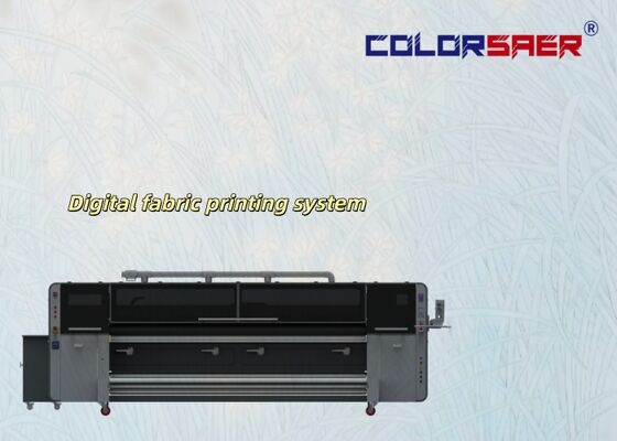 SAER بيع ساخن 4 رؤوس تنسيق كبير 3.2 متر عرض طباعة سرعة عالية نسيج طباعة سبلميشن بلوتر