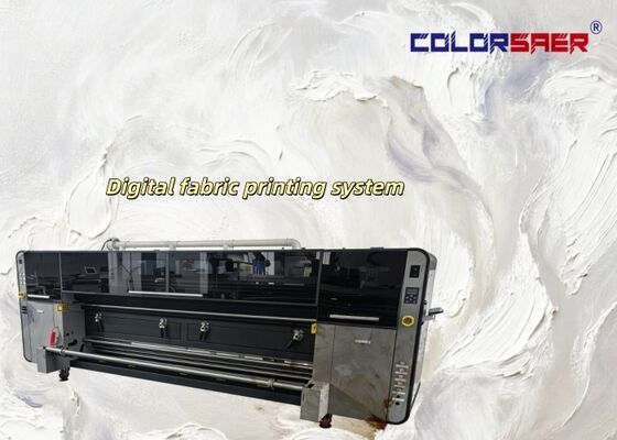 Wide Format Fabric Printing System Digital Cotton & Polyester Textile Printing Machine for Clothes