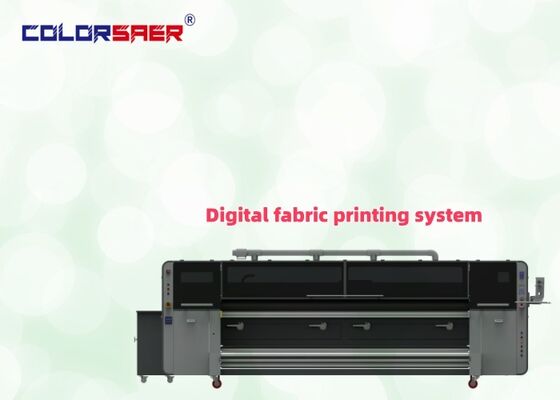 High DIP Textile Printing Machine Roll to Roll and Dirctly Out Fabric Printing System With Pigment & Sublimation Ink