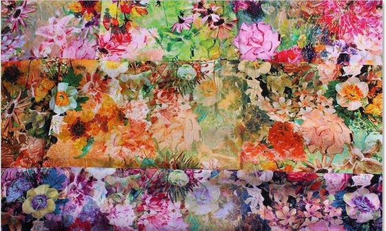 Cmyk الرقمية معدات الطباعة النسيج 6KW سخان الطاقة لفة إلى نوع لوحة لفة