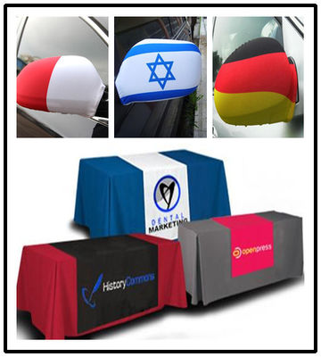 الاعوجاج الحياكة أقمشة مطبوعة مخصصة 100 ٪ مادة البوليستر لتغطية الجدول