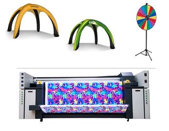 CMYK المزدوج تنسيق كبير النسيج راسمة 1440 DPI ماكس القرار في مجال الإعلان