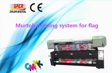1440 DPI Mutoh طابعة ذات تنسيق كبير مع نظام طباعة القماش مباشرة