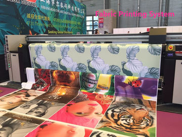 طابعة نسيج رقمية مزدوجة CMYK بحجم 1800 ديسيبل متوحد الخواص