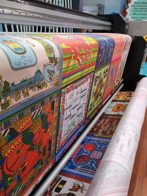 مزدوج CMYK نسيج طباعة النسيج الراسمة 3.5KW إمدادات الحبر المستمر