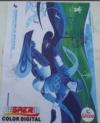 100 ٪ البوليستر النسيج الطباعة الرقمية لجعل الريشة العلم مباشرة