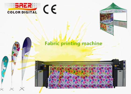 المزدوج CMYK صبغ النسيج طابعة نافثة للحبر التسامي تنسيق كبير