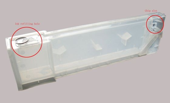 خراطيش Refillalbe 440ML مع فتحة رقاقة ل Mimaki ، رولاند و mutoh نظام الحبر الأكبر