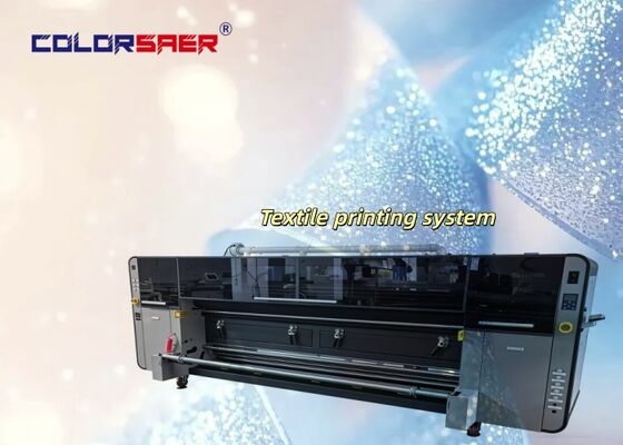 المصنع الأصلي 3200mm 4pcs KJ4B-QL رئيس الطباعة الصناعية Inkjet طابعة النسيج الرقمية الشكل الكبير