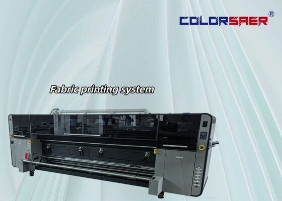 طابعة صناعية جديدة مبتكرة من طراز SAER 3200mm Inkjet مع مكبر لدرجة الحرارة تحت الحمراء البعيدة