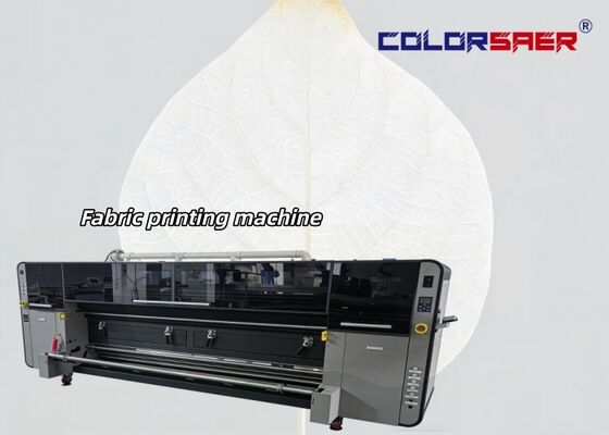 3200mm طابعة الرقمية الرقمية ذات الشكل الكبير طابعة نسيجية للطباعة على العلم والقماش القطني مع رأس الطباعة 4 أو 8 أجزاء