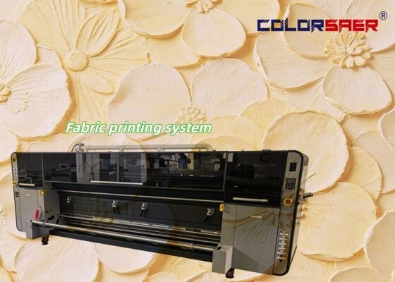 إنتاجية عالية آلة التخفيف الحجم الكبير بالإضافة إلى الطابعة 4pcs أو 8pcs I3200A1 الطابعات النسيجية مع الصبغة والحبر التخفيف